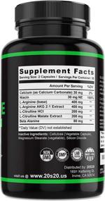 img 3 attached to 20S20 Nutrition Extra Strength Arginine