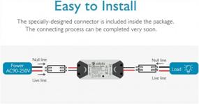img 3 attached to Upgrade Your Home Automation With Yasorn WiFi Smart Switch 4 Pack - Control Your Lights Anywhere Via Alexa, Google Home, IPhone, & Android App
