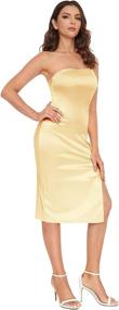 img 2 attached to Romwe Elegant Shoulder Sleeveless Cocktail Women's Clothing - Dresses