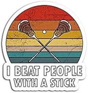 beat people stick vintage lacrosse logo