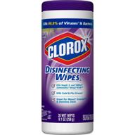 🌸 clorox disinfecting wipes, fresh lavender scent, 35 count, pack of 12 (package may vary) logo