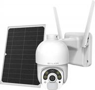 камера видеонаблюдения soliom-s800 на открытом воздухе с панелью солнечных батарей, панелью солнечных батарей для наружной камеры с панорамированием и наклоном, домашней системой наблюдения 2.4g wifi с цветным ночным видением и обнаружением движения, панелью солнечных батарей с прожекторной камерой логотип