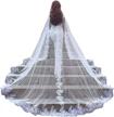 kelaixiang women veil cape tulle lace applique 3m 4m wedding capes bridal wraps long train shawls cloak logo