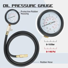 img 1 attached to DASBET Engine Cylinder Oil Pressure Diagnostic Tester Tool Set - Professional Grade Testing For Optimal Performance