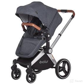 img 3 attached to 👶 Evolur Nova Reversible Seat Stroller in Elegant Grey: A Versatile and Stylish Parenting Essential