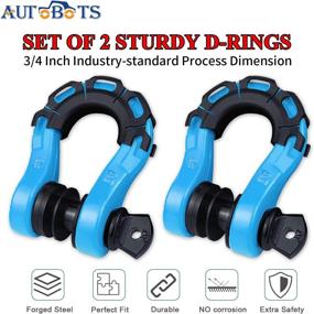 img 3 attached to AUTOBOTS D Ring Shackles Heavy Duty(2 Pack) 68