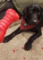 img 1 attached to Indestructible Dog Chew Toys For Aggressive Chewers - Non-Toxic Natural Rubber Toy For Large And Medium Breeds By Rmolitty (Rocket-Red) review by Amir Tune