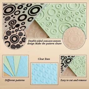 img 1 attached to 🎨 Versatile 8-Piece Embossing Folders Set: Create Stunning DIY Christmas Cards, Scrapbooks, and Crafts!