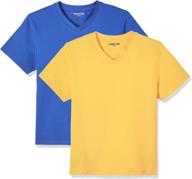 unacoo 2-pack v-neck sleeve t-shirts for girls' - tops, tees & blouses logo