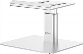img 4 attached to Adjustable Height Aluminum Alloy Monitor Stand - Compatible For IMac, IMac Pro & Other Screen Displays | BoYata