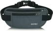 stay hands-free with daitet running belt waist pack - perfect for workouts, travel & more - gray green logo