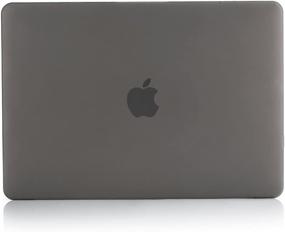img 2 attached to Тонкий защелкивающийся жесткий защитный чехол и чехол для клавиатуры для MacBook 12 Inch A1534 - чехол RUBAN, серый