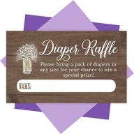 shower diaper raffle tickets games baby stationery and invitations logo