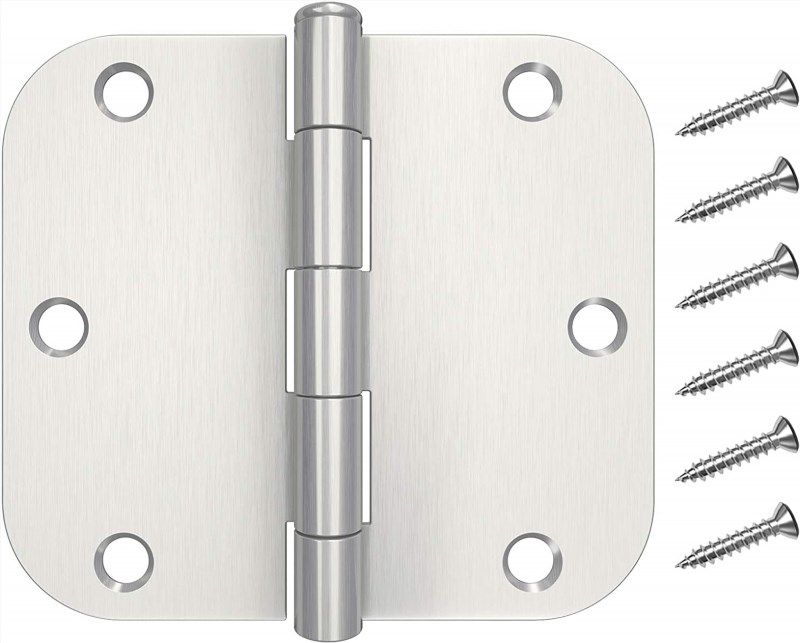 Upgrade Your Doors With HOSOM 48 Pack Brushed Nickel Door Hinges 3.5