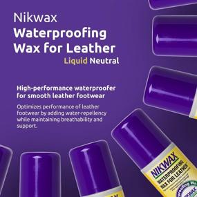 img 3 attached to Premium Waterproofing Wax for Leather: Nikwax Liquid Protector