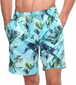 img 1 attached to Stay Comfortable And Trendy At The Beach With Rokka&Rolla Men'S Quick-Dry Swim Trunks