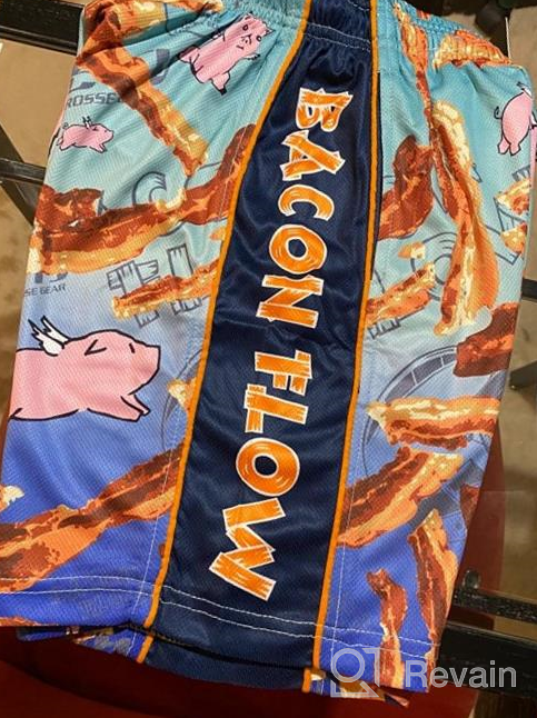 img 1 attached to 🥓 Unleash the Flavor with Flow Society Bacon Boys Athletic Shorts - Top-notch Boys Sports Shorts for Maximum Performance - Get Your Game On with Gym Shorts from Flow Society review by Eric Rodriguez