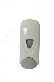 img 2 attached to White Janico 2121 Foaming Hand Soap Dispenser - Wall Mount, 800Ml Capacity, Manual Push Button