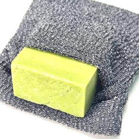 img 3 attached to 🛀 NATURAFFINITE Pocket Shower Pouch with Exfoliating Sponge