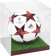 acrylic soccer ball display case - jackcubedesign mk435a logo