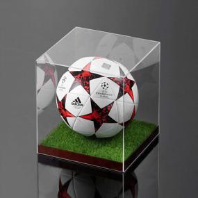 img 2 attached to Acrylic Soccer Ball Display Case - JackCubeDesign MK435A