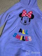 img 1 attached to Girls' Disney Star Wars Marvel Frozen Princess Fleece Hooded Dresses - Spotted Zebra Collection review by Jenny Davis