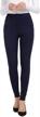stretchy slim fit dress pants for women - casual business office trousers with straight leg style logo