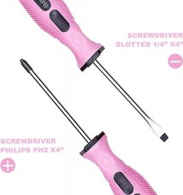 img 2 attached to Get The Job Done With The FASTPRO 7-Piece Pink Tool Kit: Essential Household Tools For Women