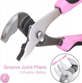 img 1 attached to Get The Job Done With The FASTPRO 7-Piece Pink Tool Kit: Essential Household Tools For Women