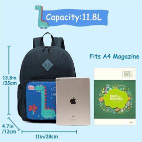 img 1 attached to Chasechic Lightweight Resistant Preschool Kindergarten Backpacks ~ Kids' Backpacks