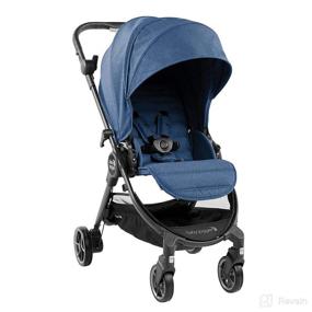 img 4 attached to 🌍 Compact Travel Stroller with Backpack-Style Carry Bag - Baby Jogger City Tour LUX Stroller: Lightweight & Ideal for Travel (Iris)