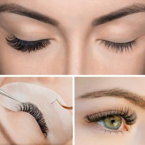 img 1 attached to Fenshine Soft And Easy Self Fanning Volume Lashes Extensions - 0.07 C Curl, 8-15Mm Length For Perfect Glamorous Look