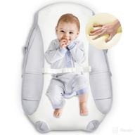 👶 voovc baby lounger for newborns - co-sleeping bedside bassinet with memory foam - portable and skin-friendly - breathable and travel-friendly - essential for napping and traveling logo