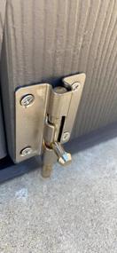 img 8 attached to Looking For Secure Door Locking? Check Out Our Keyless Entry Slide Latch Lock With Heavy Duty Steel And Easy Install!