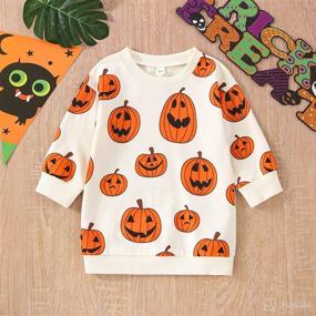 img 3 attached to Toddler Sweatshirt Pullover T Shirt Clothes Apparel & Accessories Baby Girls better for Clothing