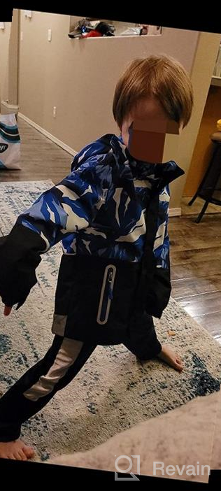 img 1 attached to YILLEU Boys' Waterproof Lightweight Raincoats Windbreakers - Premium Jackets & Coats for Kids review by Brandon Hunter