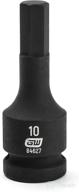 🔧 gearwrench 1/2-inch drive hex bit impact socket, 10mm | model 84627 логотип