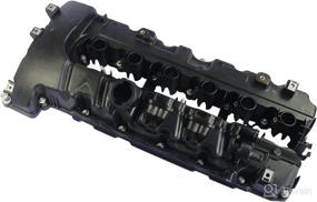 img 1 attached to 🚀 JDMSPEED Turbo Valve Cover Replacement 11127565284 for BMW 135I 335I 535I Z4 X6 Engine