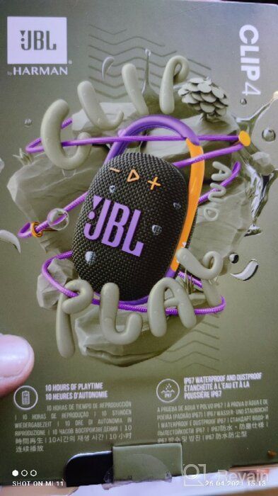 img 3 attached to JBL Clip 4: Black Portable Bluetooth Speaker with Waterproof and Dustproof Features and Built-in Battery review by Hemant Negi ᠌