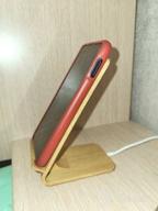 img 3 attached to Skyway Energy Fast wireless charger, dark wood review by Avut Prapratchob ᠌