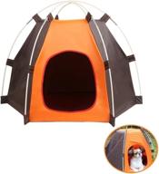 portable camping outdoor house puppy logo