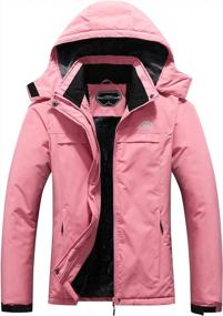 img 4 attached to Сохраняйте тепло и сухость на склонах в нашей женской водонепроницаемой лыжной куртке