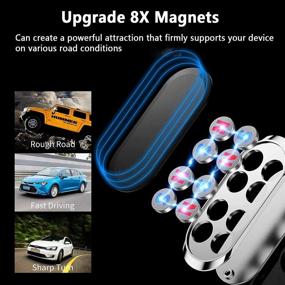 img 3 attached to Magnetic Universal Dashboard Rotation Smartphones