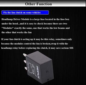 img 1 attached to 🚦 15016745, HOPUT 601-218 Headlight Relay for GMC Envoy, GM Multi-Purpose Relay