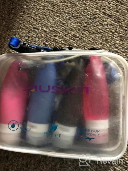 img 1 attached to TSA Approved AusKit Travel Bottles: Leak Proof 3.3 OZ Refillable Silicone Containers With Shower Lanyard For Toiletries review by Rebecca Torres