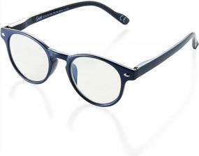 img 3 attached to Taylor Frame Reading Glasses With Speidel Blue Light Blocking, Scratch Resistant And UV Lenses In Various Colors And Strengths