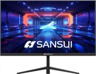 sansui es-27g2 - 27" adaptive computer speakers with 1920x1080p resolution, 240hz refresh rate, glossy screen, adaptive sync, wall mountable, and height adjustment logo