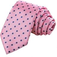 👔 kissties polka pink dots necktie: stylish men's accessory with matching cummerbunds & pocket squares логотип