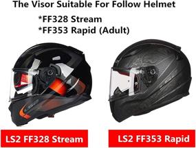 img 1 attached to LS2 Helmets Motorcycle Helmet Replacement Motorcycle & Powersports