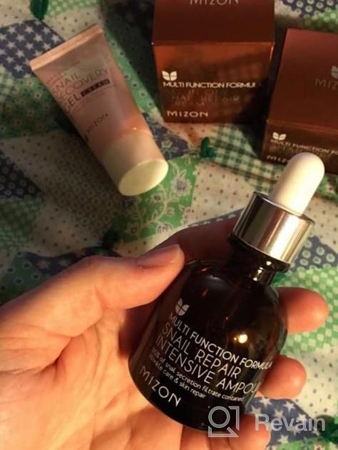 img 1 attached to MIZON Snail Line, Snail Repair Intensive Ampoule, Wrinkle Care, Skin Nutrition (30Ml 1.01 Fl Oz) review by Dallas Grover